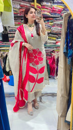 Lata shimmer Suit
