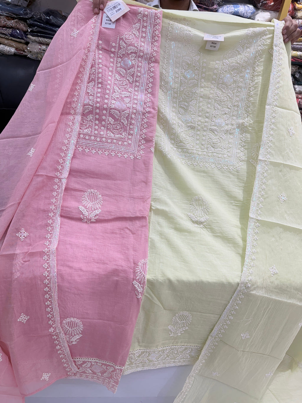 Nancy mul chanderi suit piece