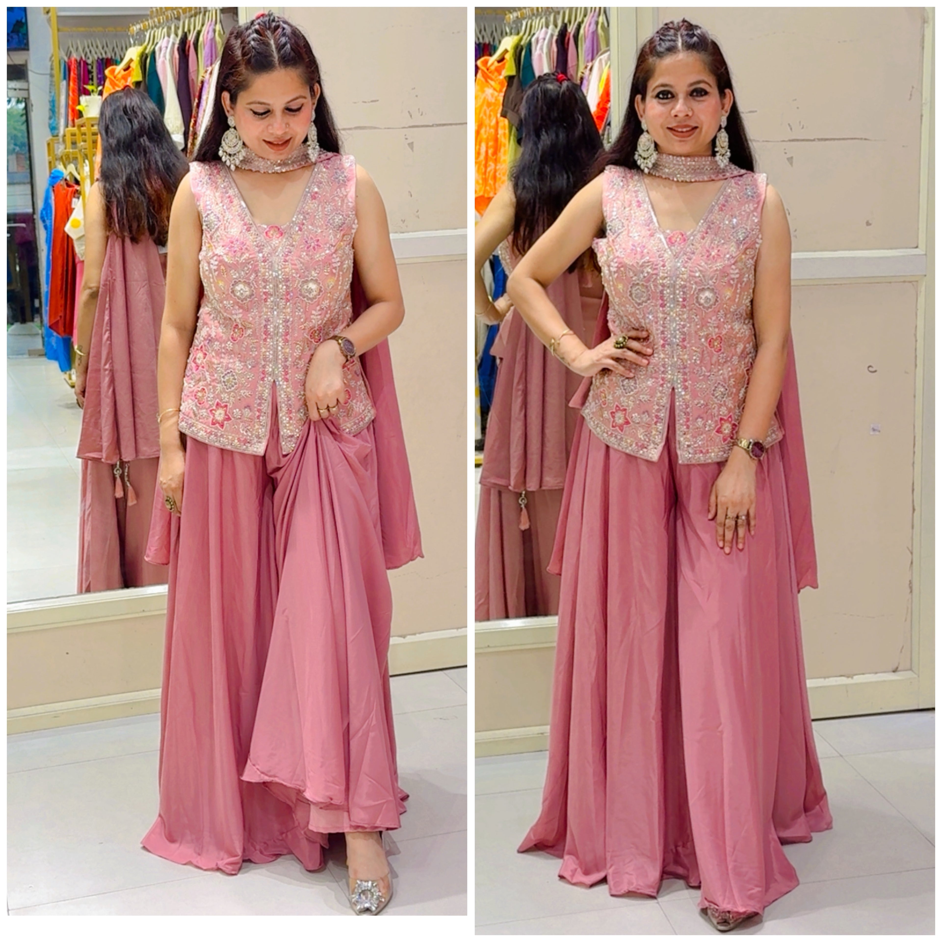 Nootan sharara Set