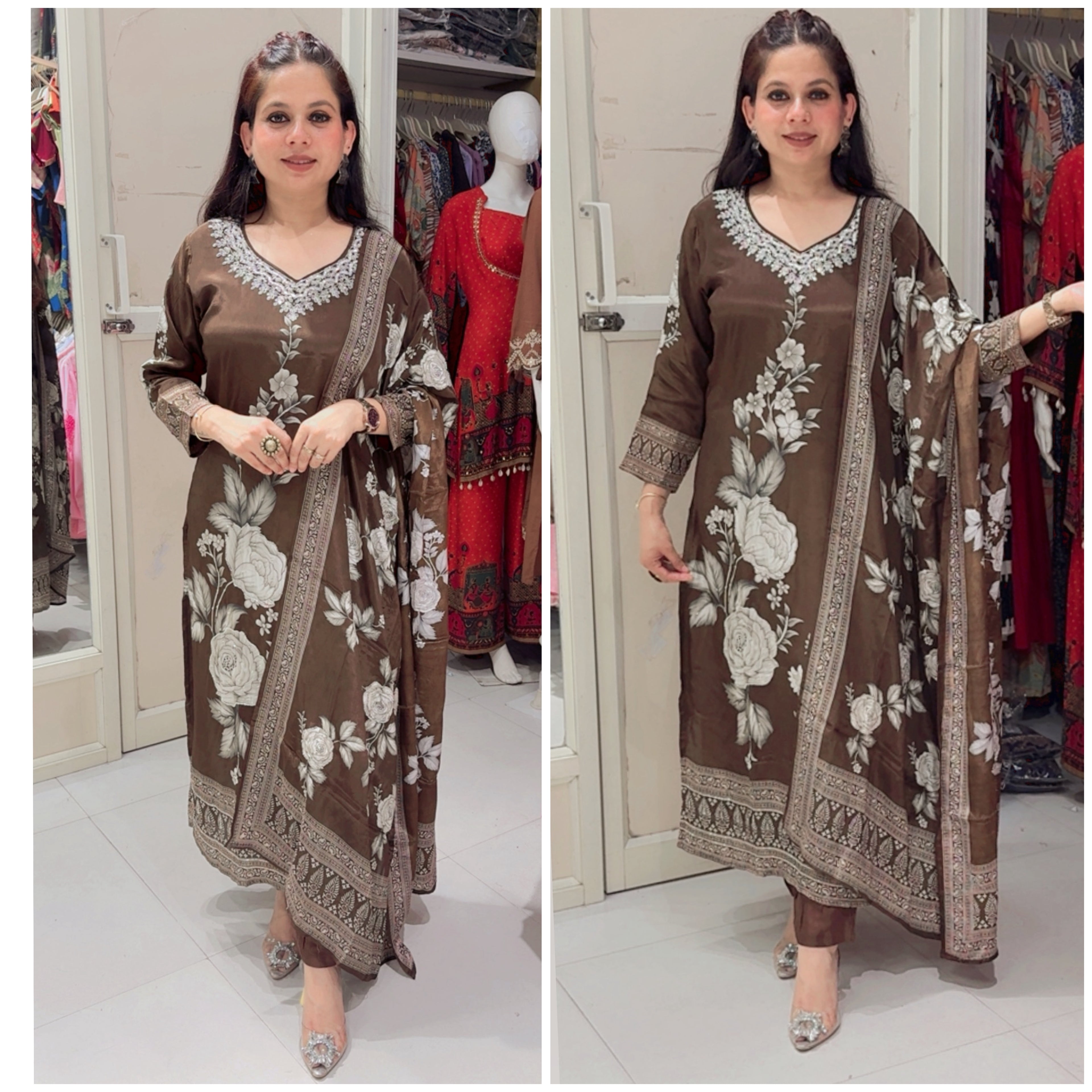 Dimple Crepe Suit