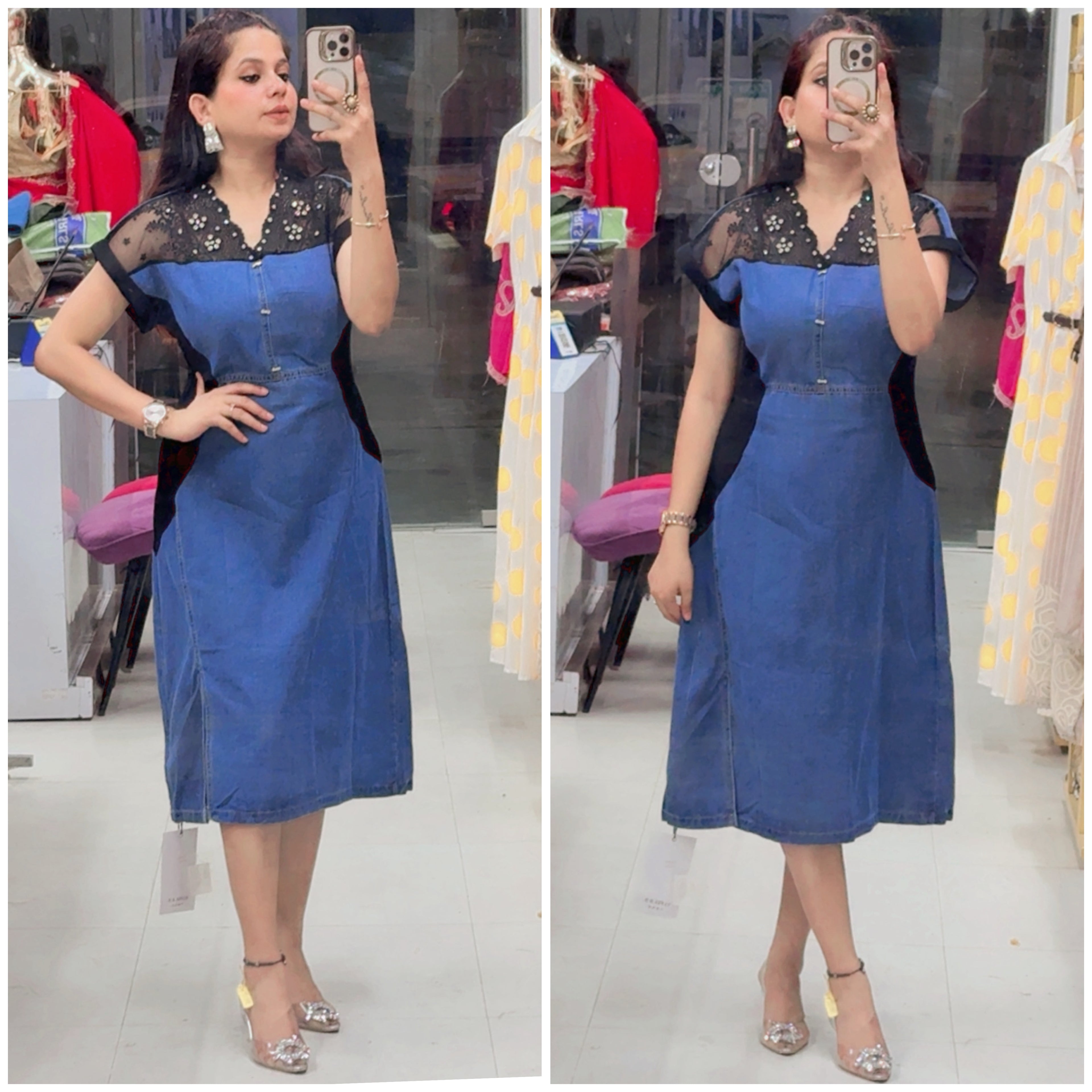 Mihir Denim Dress