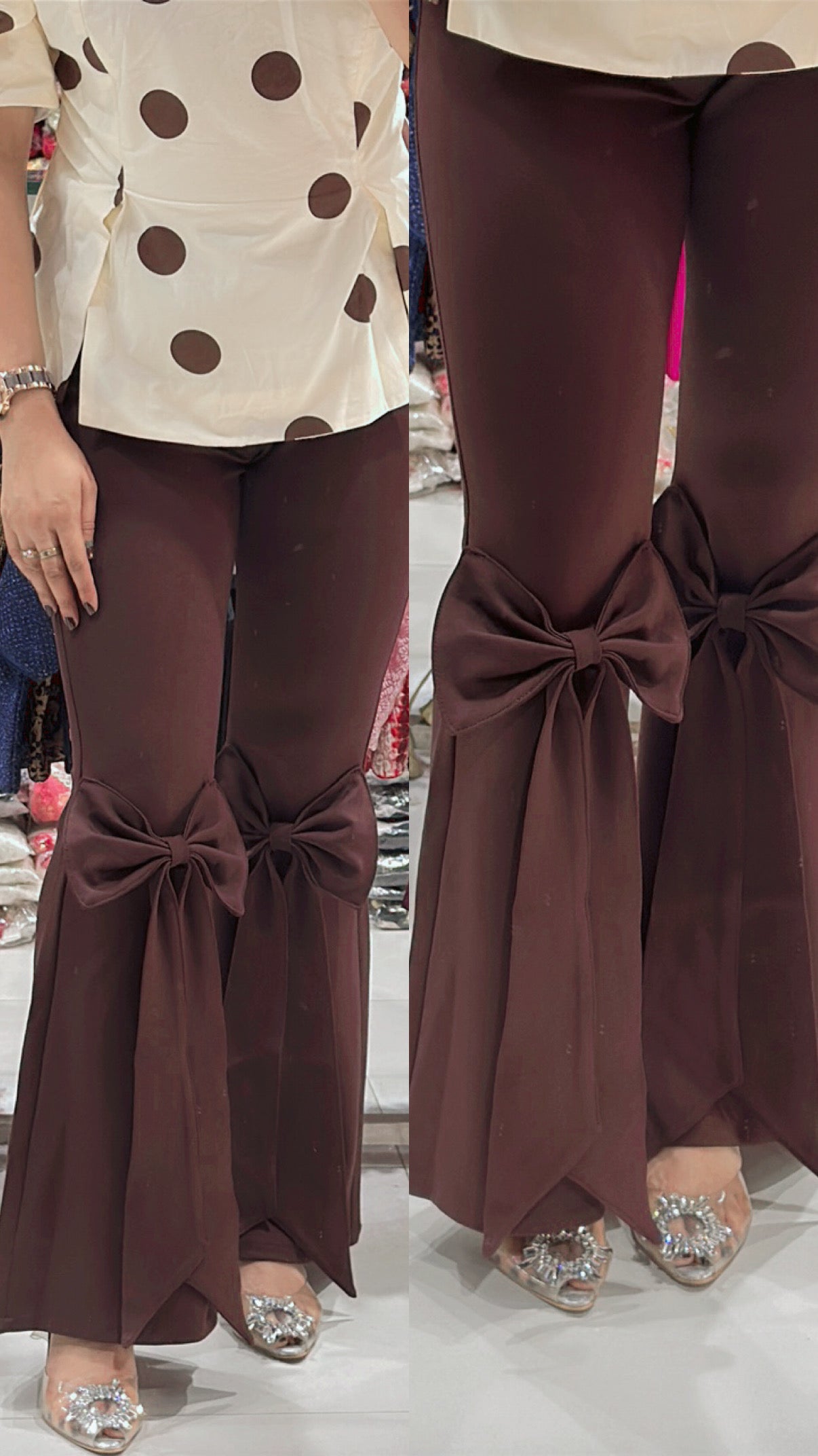 Bow Boot cut Pant