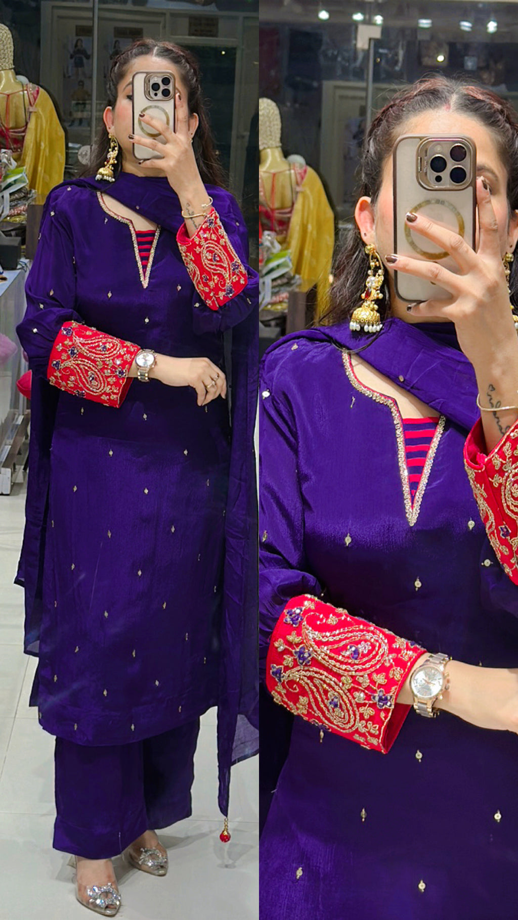 Zavya chinon suit