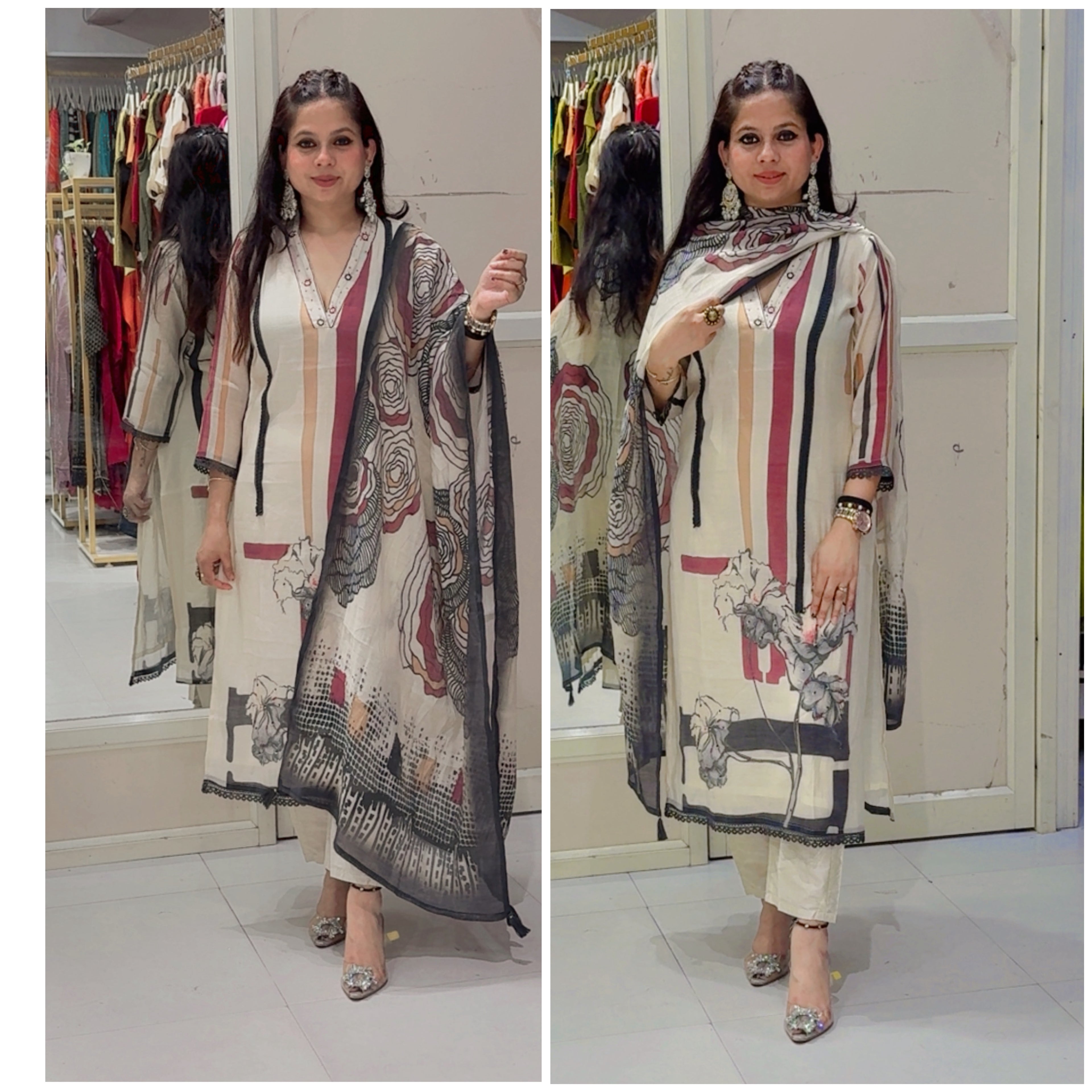 Chandani Muslin Suit