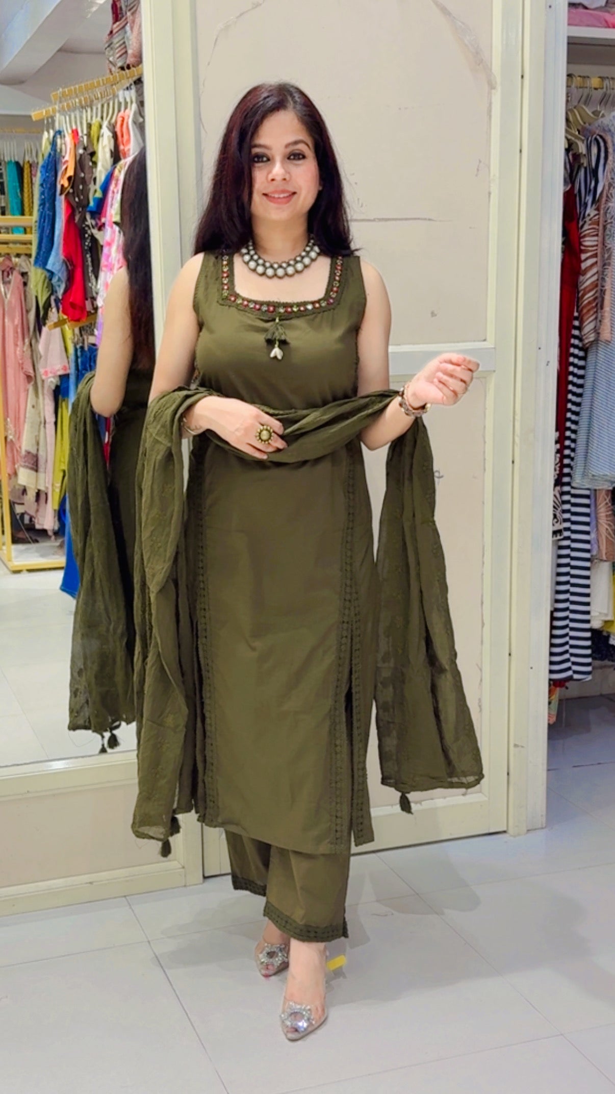 Maliha cotton suit