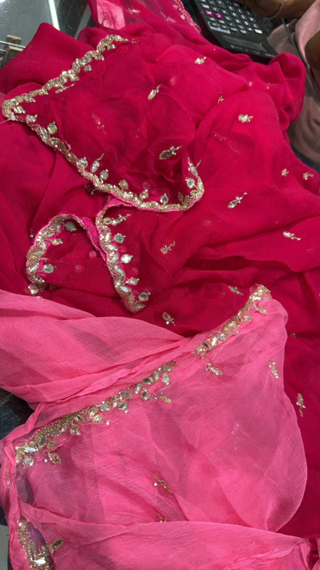 Nazar chiffon Saree