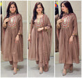 Jhuni mul chanderi suit