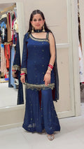 Mayura sharara set - Wardrobe by kanchan
