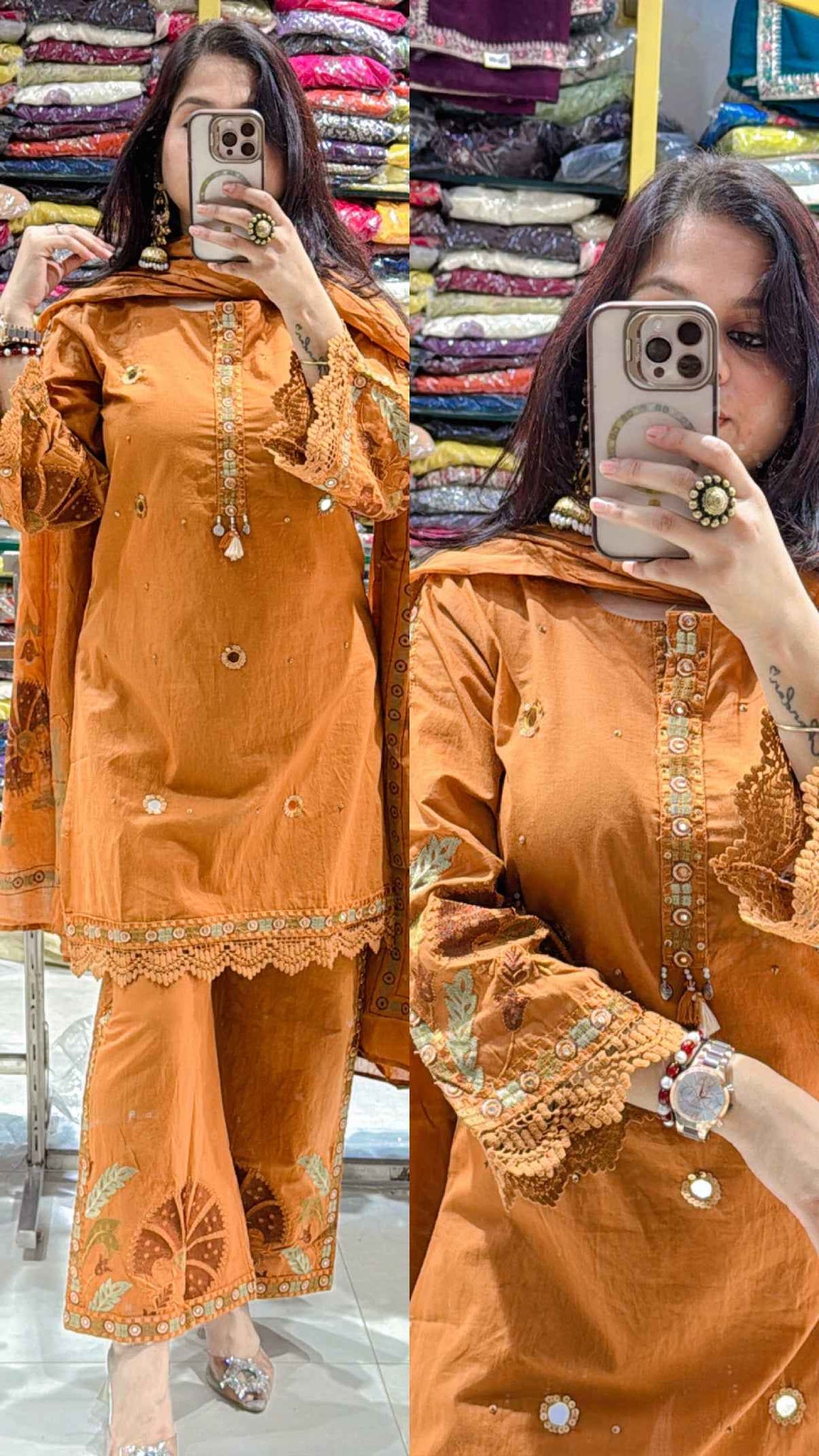 Rijwana cotton suit