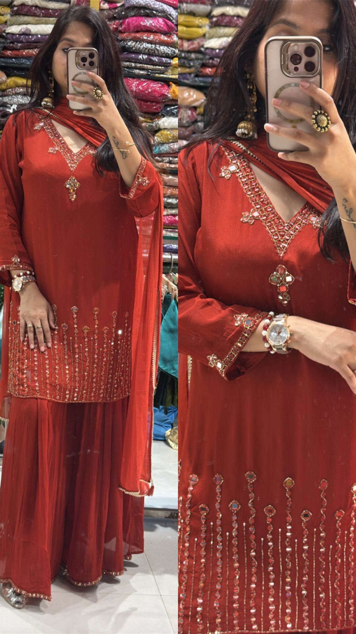 Chandani sharara Set