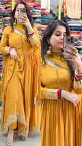 Mamta chinon three piece anarkali