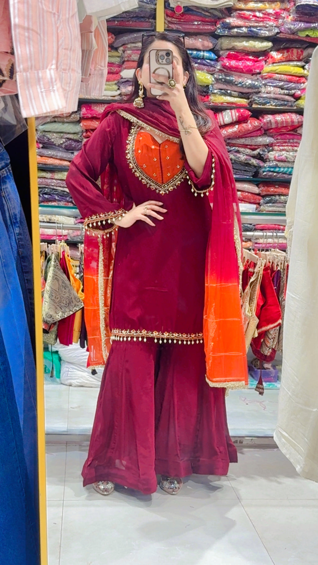 Rajani sharara Set