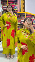 Sunflower cotton suit