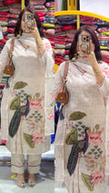 Mor cotton Silk suit