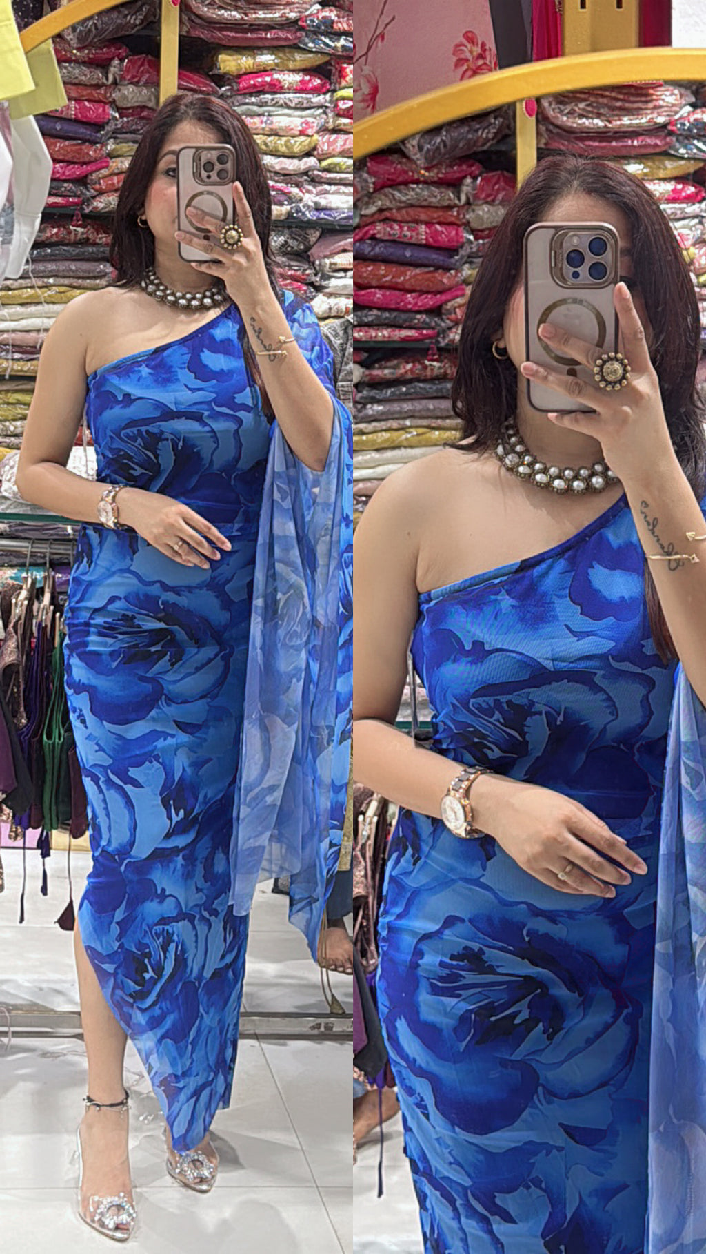 Misha Pawer Net Dress