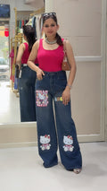 Korean teddy jeans
