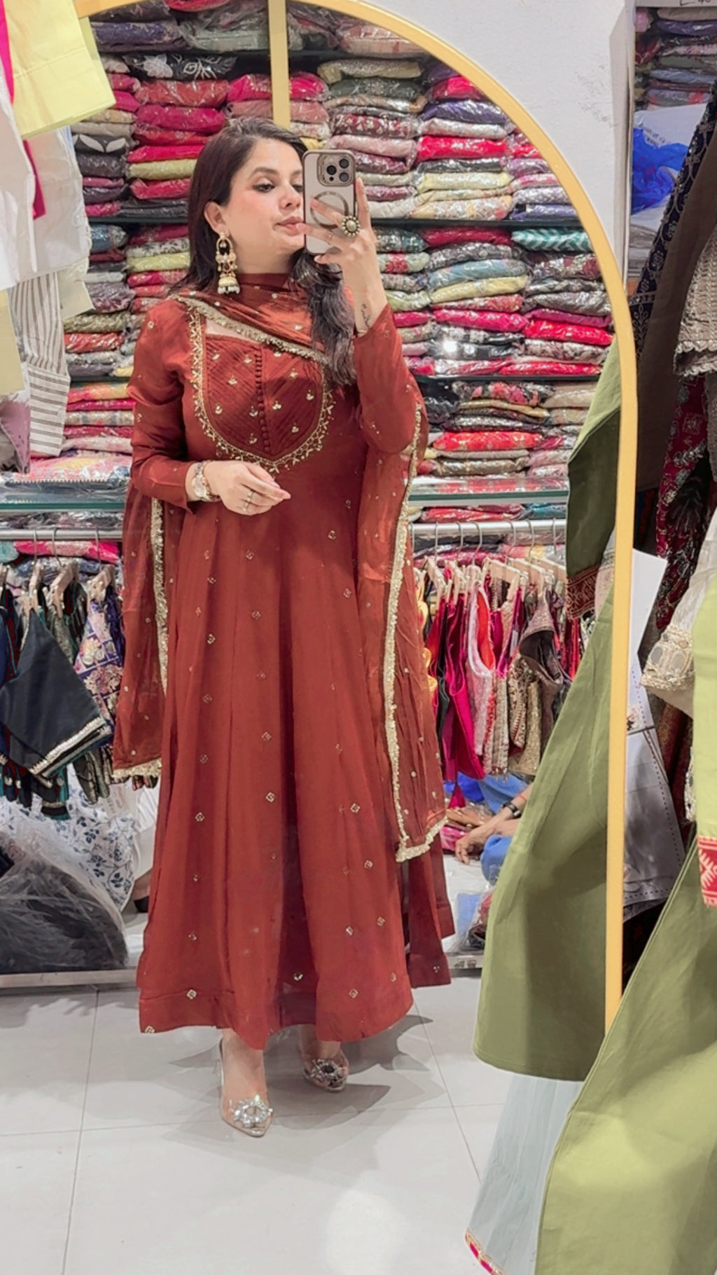 Romika anarkali Suit