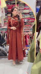 Romika anarkali Suit