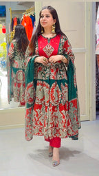 Kalamkari Anarkali Suit