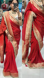 Chunari Georgette saree