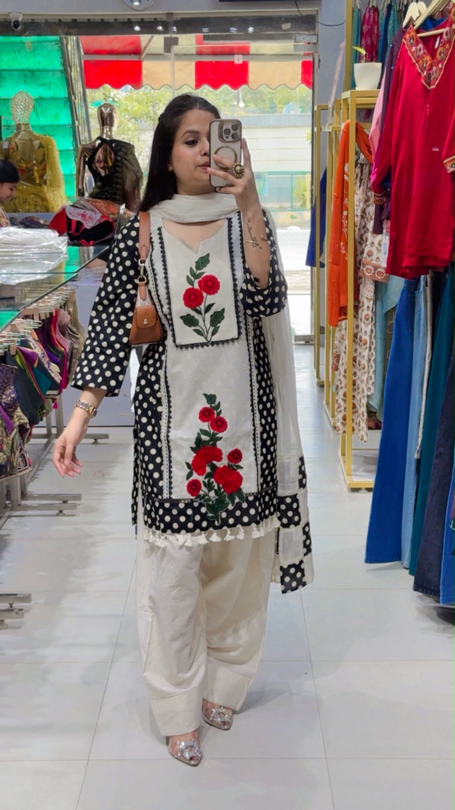 Gulab cotton farsi set