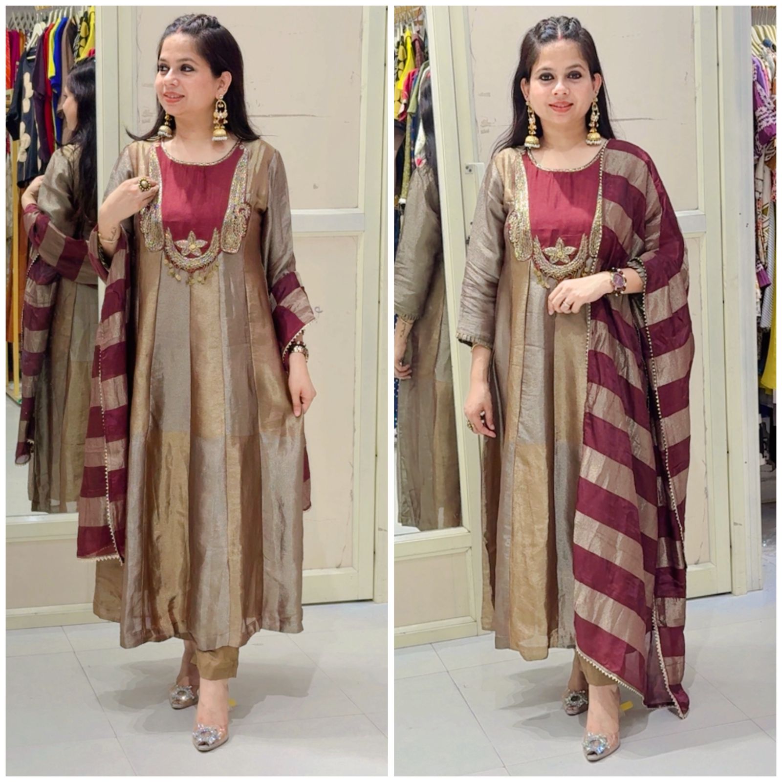 Kalawati shimmer suit