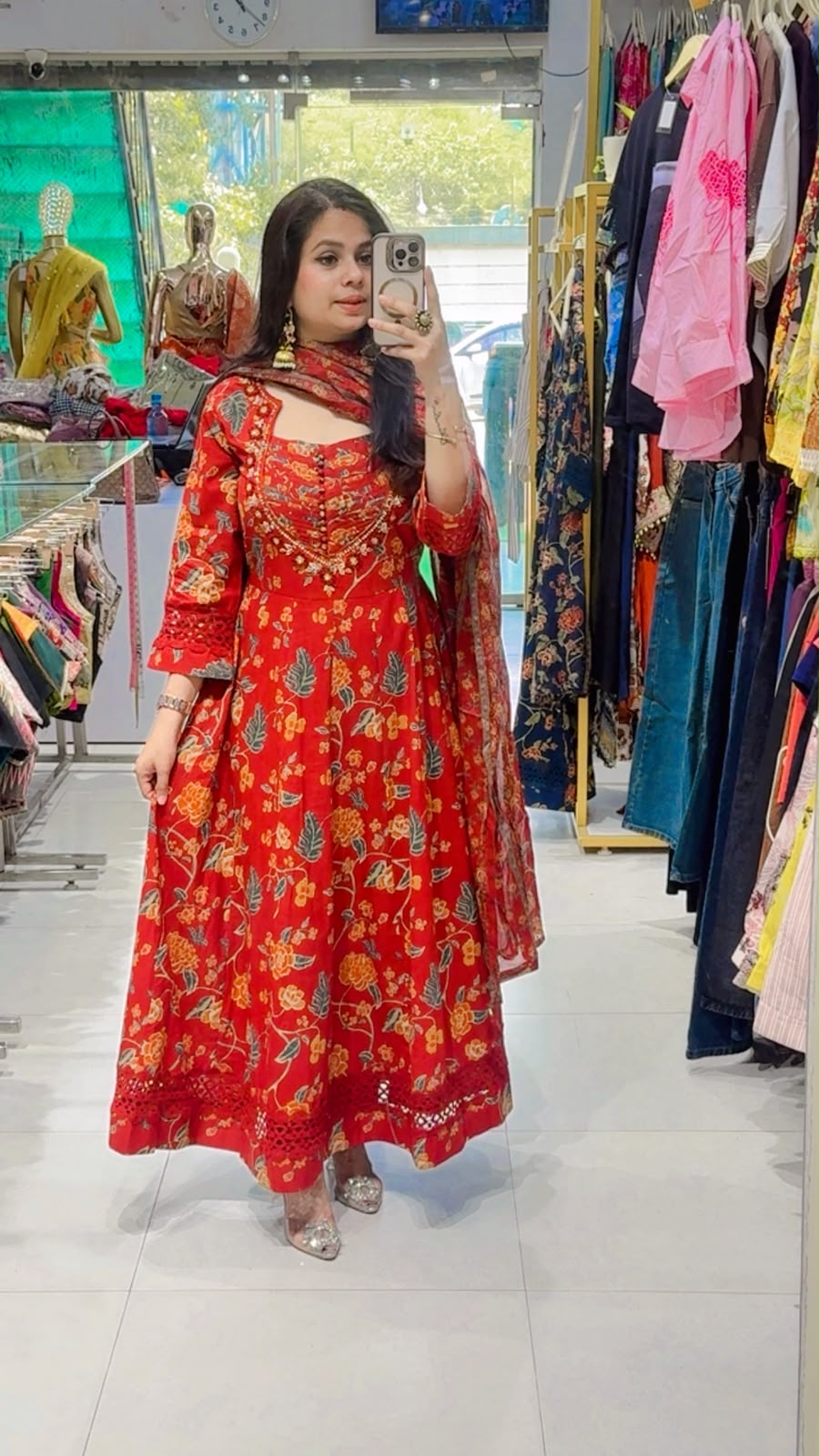 Kamal cotton Anarkali