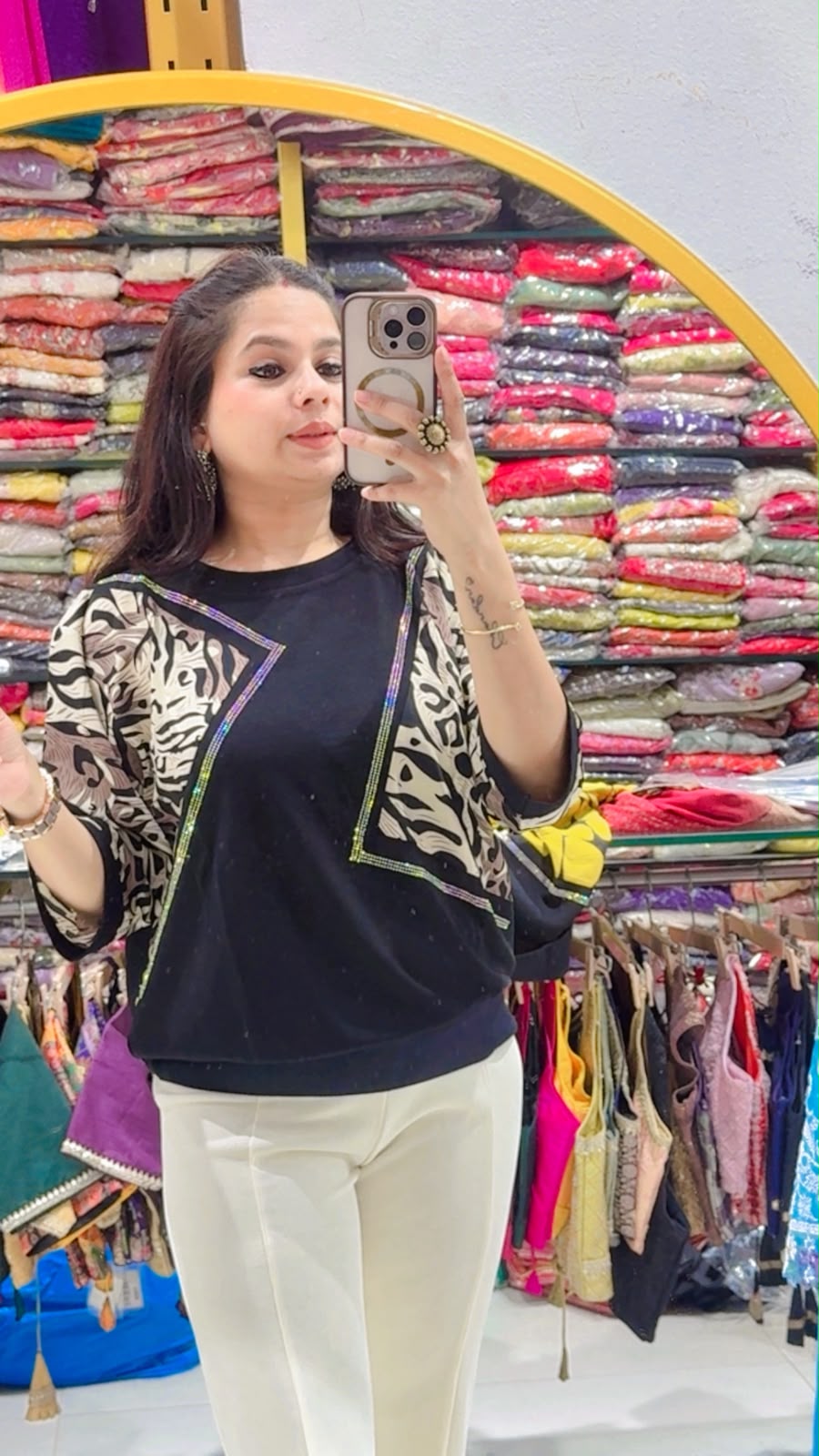 Zigzag top