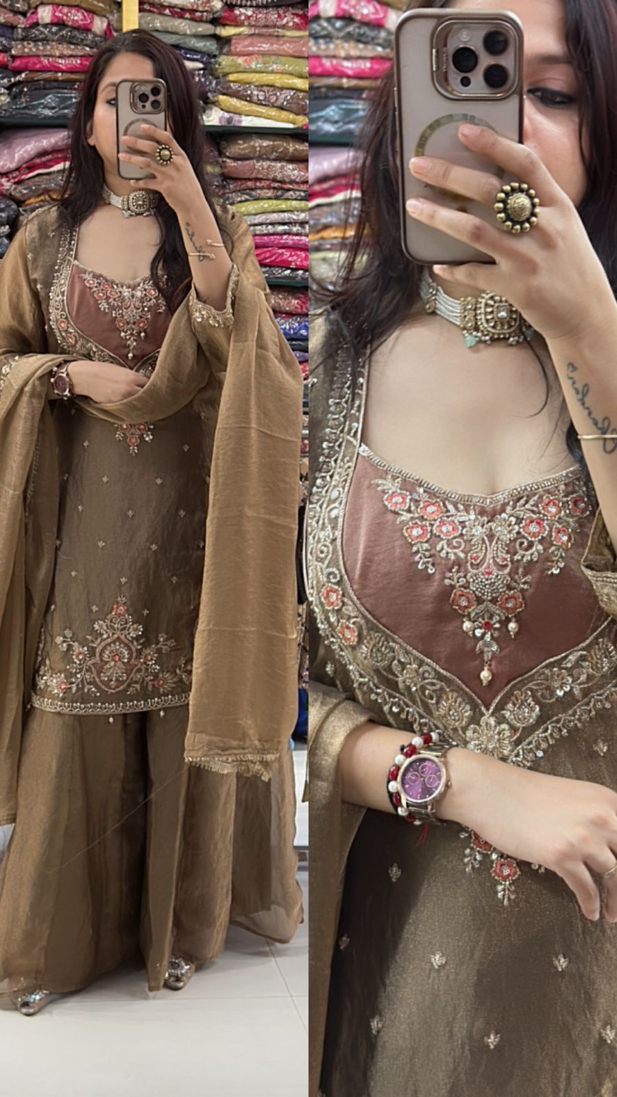 Rati sharara set