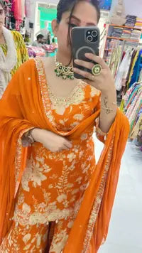 Madhur sharara set