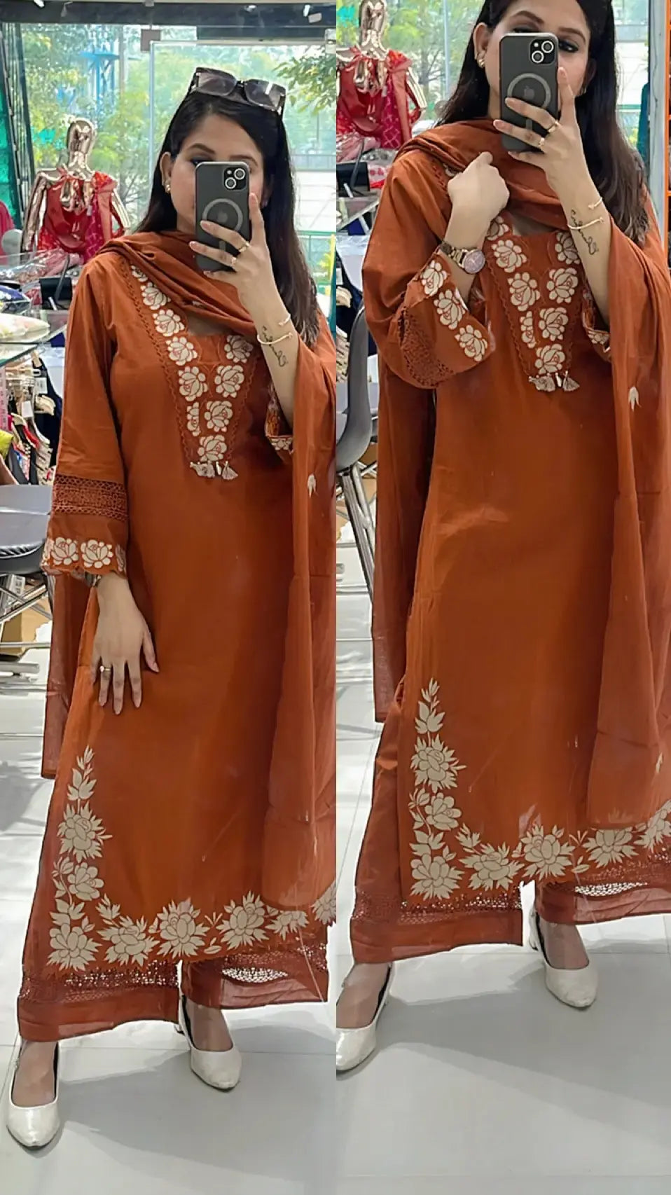 Alia cotton suit