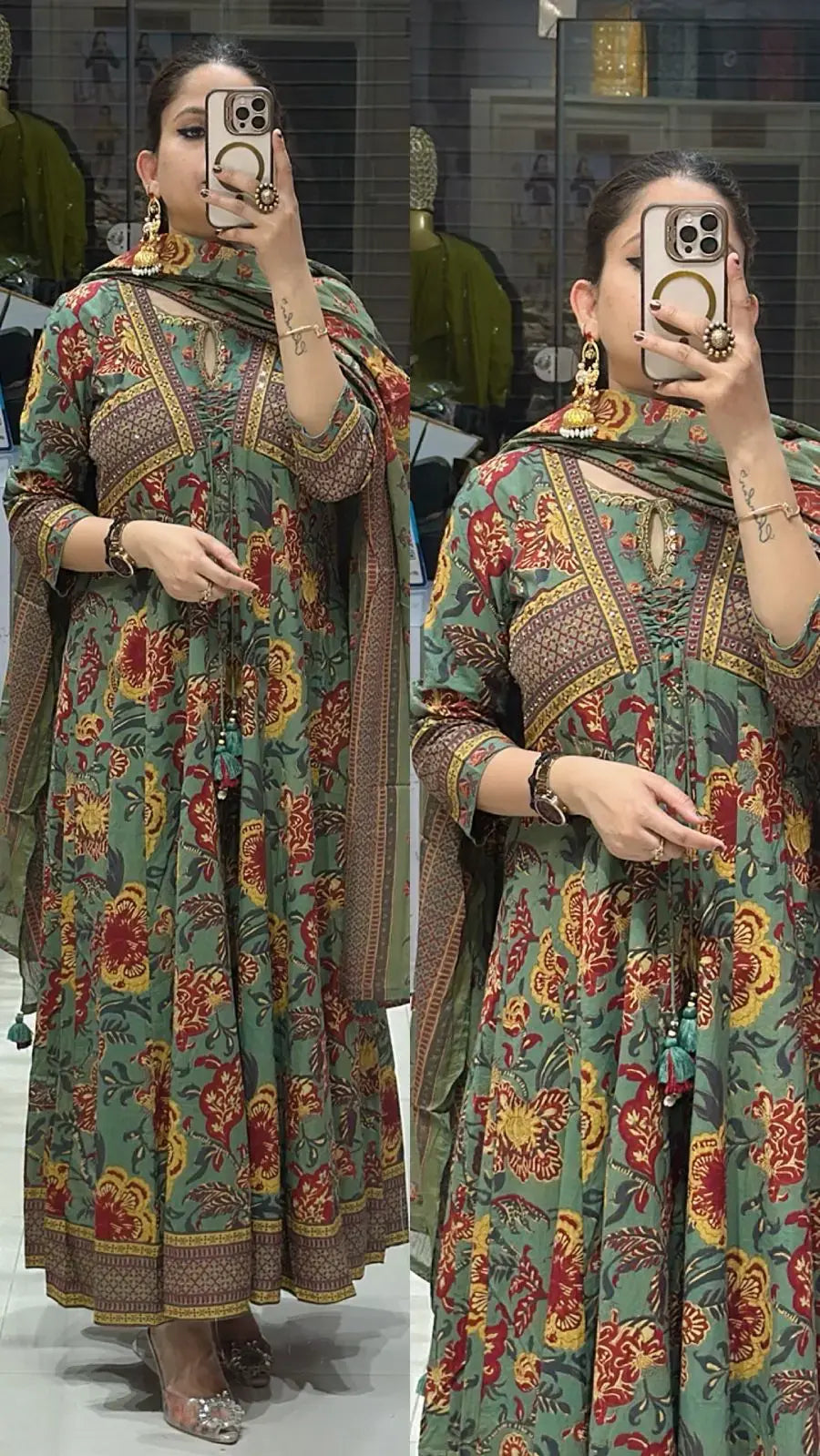 Mohini Green anarkali