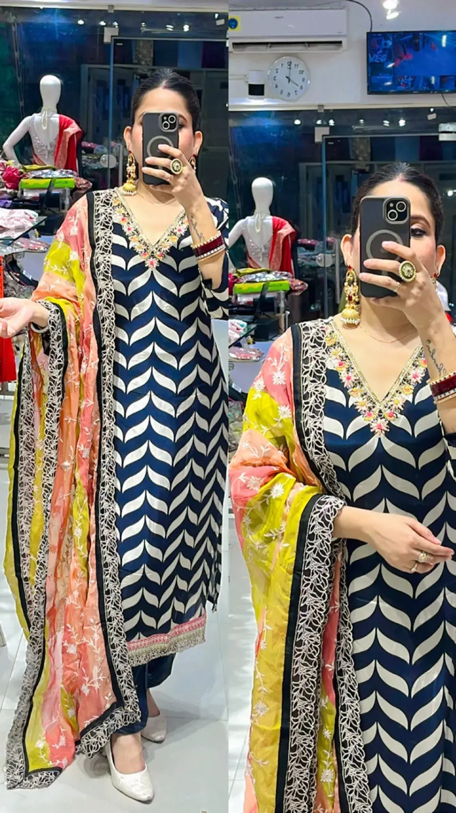 Natara  crepe suit