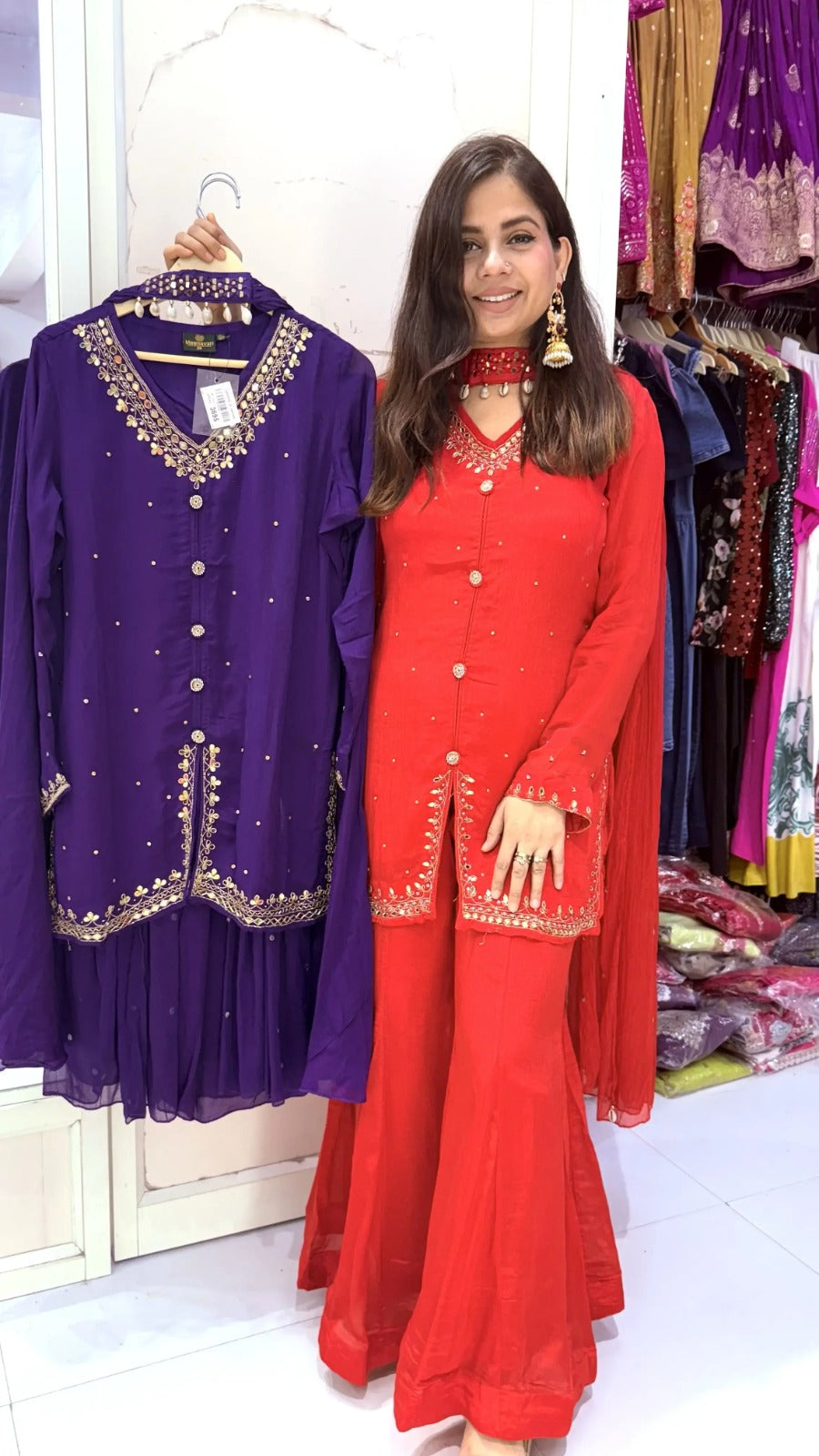Laveena sharara set