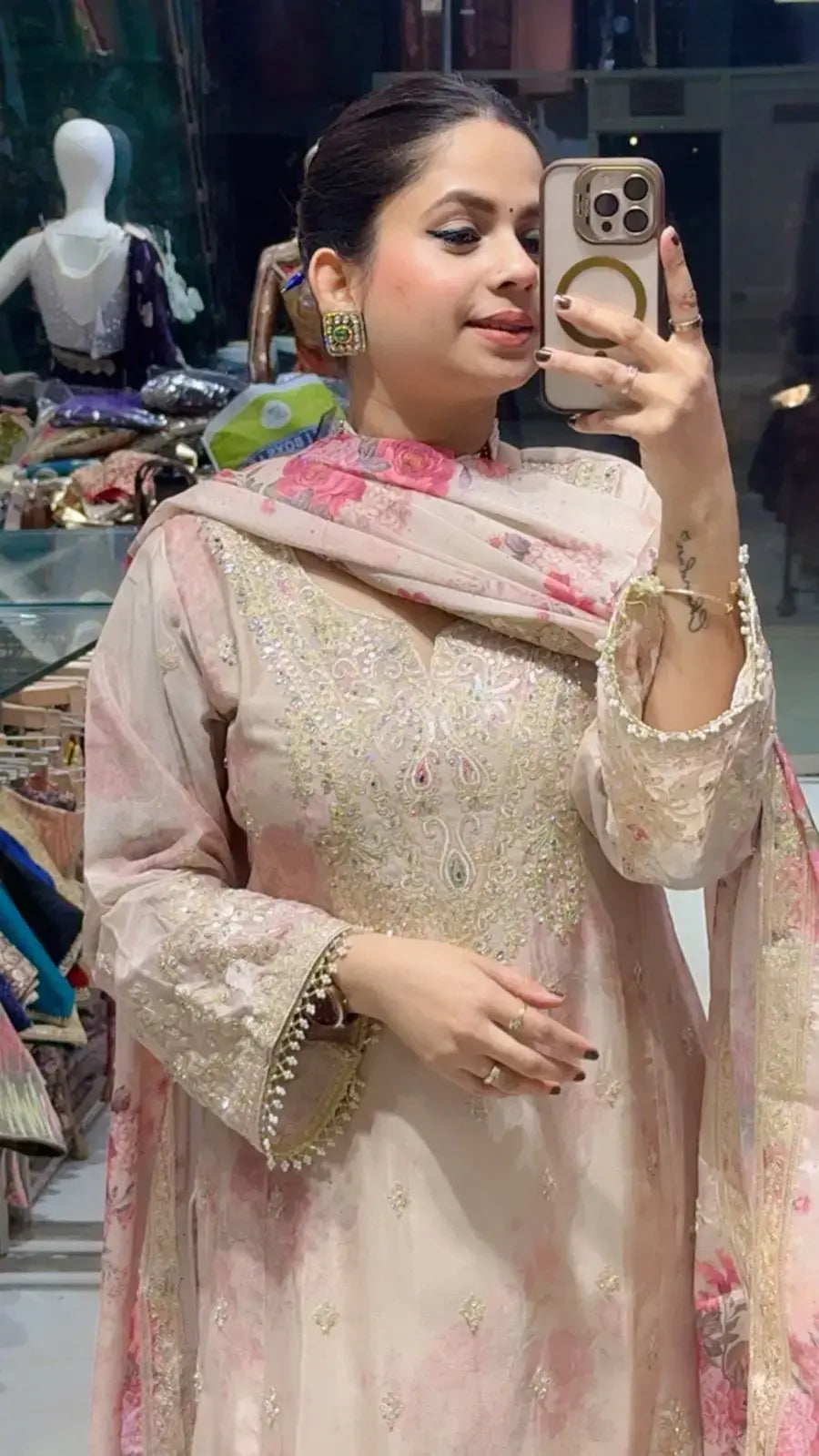 Ruhani sharara set