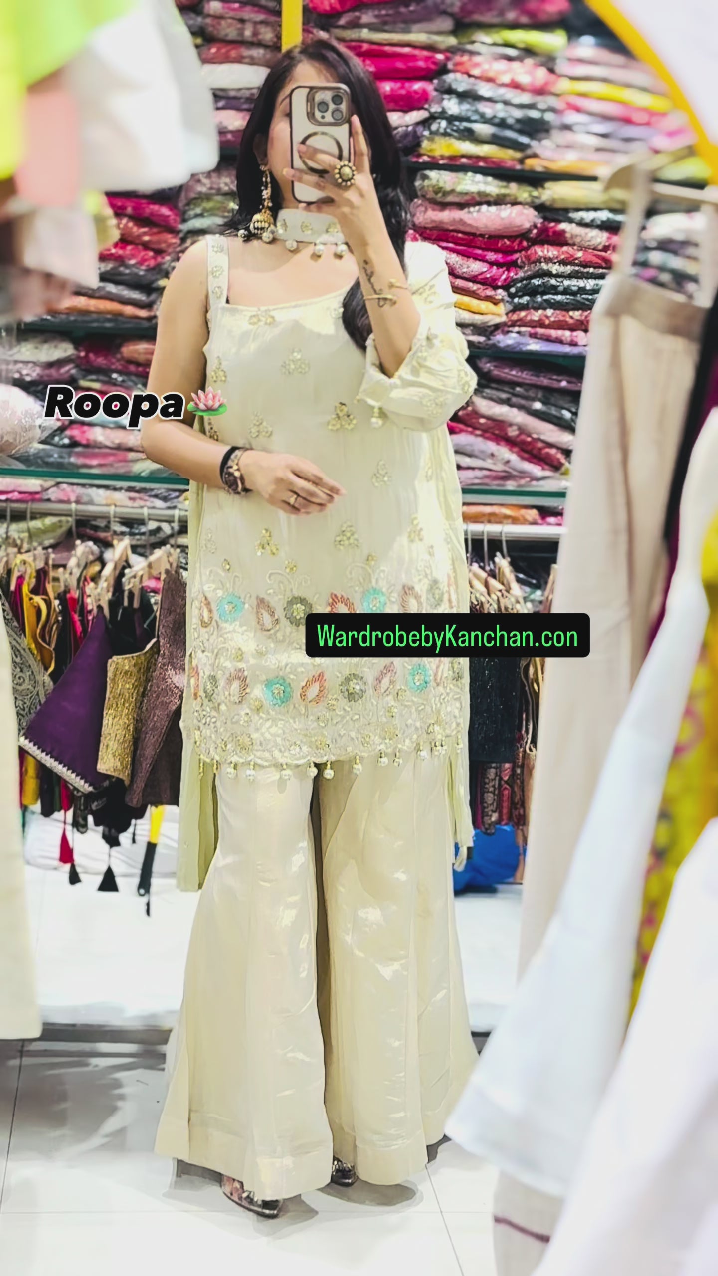 Roopa sharara set