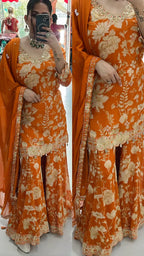 Madhur sharara set